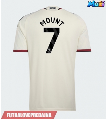 Lacne Muži Futbalové dres Manchester United Mason Mount #7 2026-27 Krátky Rukáv - Tretina